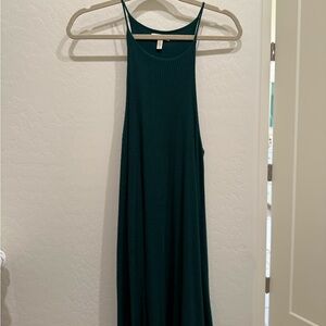 Silence + Noise Deep High Neck Dress